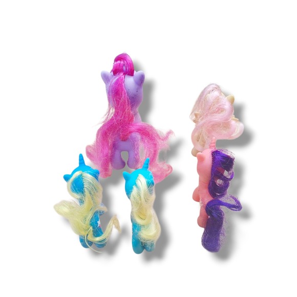 5 Piece Set My Little Pony Unicorn Figures Figurines Toy Playset Rare - Picture 7 of 9